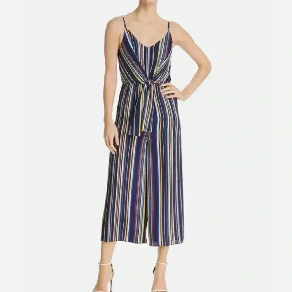 AQUA Wide-Leg Cropped Jumpsuit